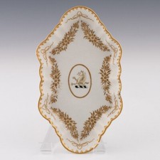 Bandeja de colher de porcelana Worcester decorada James Giles c1770 comprar usado  Enviando para Brazil