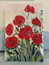 Red poppies tile for sale  Oxford