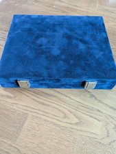 Empty blue velvet for sale  BRISTOL