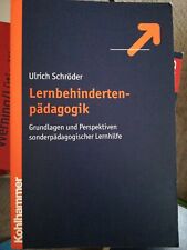 Ulrich schröder lernbehindert gebraucht kaufen  Hamburg