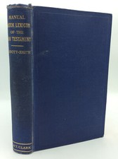 MANUAL GREEK LEXICON OF THE NEW TESTAMENT - G. Abbott-Smith - 1950 - Biblical, usado comprar usado  Enviando para Brazil