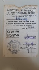 Libretto certificato ciclomoto usato  Cervignano del Friuli