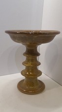 Stoneware pedestal bowl for sale  EVESHAM