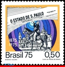 1375 BRASIL 1975 'O ESTADO DE SÃO PAULO', JORNAIS, JORNALISMO, CAVALO, SEM MARCA DE CHARNEIRA comprar usado 1375 BRASIL 1975 'O ESTADO DE SÃO PAULO', JORNAIS, JORNALISMO, CAVALO, SEM MARCA DE CHARNEIRA comprar usado  Brasil