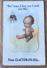 Novelty pull postcard for sale  WORTHING
