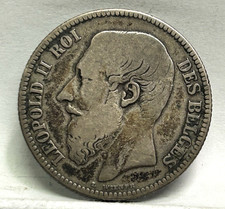 1866 belgium francs d'occasion  Expédié en Belgium