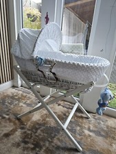 White moses basket for sale  MANCHESTER