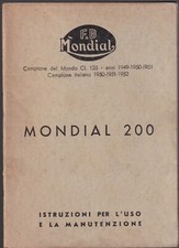 F.b. mondial 200 usato  Sezzadio