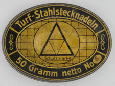 Turf stahlstecknadeln blechdos gebraucht kaufen  Berlin