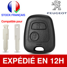 Usado, Coque Boitier Neuf 2 Boutons Compatible Peugeot 107 207 Citroen C1 C2 C3 C4 C5 comprar usado  Enviando para Brazil