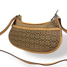 Bolsa de ombro Coach lona assinatura Sacoche comprar usado  Enviando para Brazil