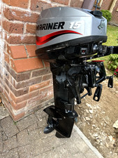 Mariner 15hp stroke for sale  CARDIFF