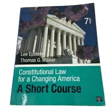 Constitutional Law for a Changing America A Short Course Lee Epstein Paperback comprar usado  Enviando para Brazil