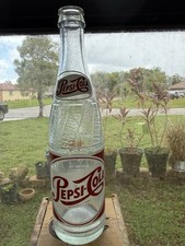 Garrafa de vidro Pepsi Cola, ACL Habana, Cuba. Pequeno chip no calcanhar inferior. comprar usado  Enviando para Brazil