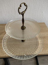 Vintage etagere kristallglas gebraucht kaufen  Moormerland