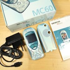 Usado, Raro Vintage Siemens MC60 TIM Telefone Azul Na Caixa Colecionável Internacional comprar usado  Enviando para Brazil