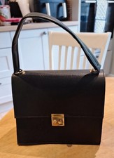 Black faux leather for sale  DEVIZES