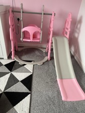 Pink kids slide for sale  GLASGOW