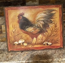 Quadro de mesa de jantar vintage design galo placemat de vidro decoração cozinha para casa comprar usado  Enviando para Brazil