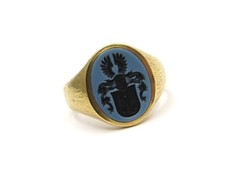 Vintage siegelring wappen gebraucht kaufen  Düsseldorf