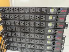Suporte em rack APC PDU, rack comutado 120V/15A, (8) tomadas, montagem em rack horizontal 1U comprar usado  Enviando para Brazil