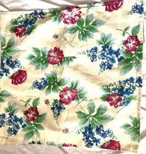 Travesseiro Ralph Lauren verde etiqueta grande 26" quadrado amarelo florido falso azul, usado comprar usado  Enviando para Brazil