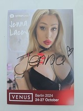 JENNA LACEY Autogramm Autograph Signiert Signed Original Erotik Format A5, usado comprar usado  Enviando para Brazil