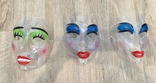 Transparent plastic face for sale  Alma