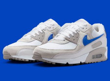 Tênis Nike Air Max 90 Branco Racer Azul Masculino Tamanho EUA 11 Casual Runners ✅ comprar usado  Enviando para Brazil