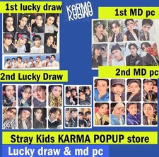 Używany, Stray Kids KARMA pob kartka ze zdjęciem POP UP store Lucky Draw kartka ze zdjęciem MD na sprzedaż  Wysyłka do Poland
