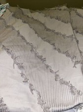 Capa de edredom diagonal texturizada cinza rainha completa opala alvo somente não usada comprar usado  Enviando para Brazil