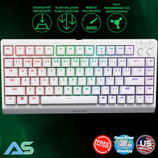Razer BlackWidow V4 75% teclado mecânico para jogos com fio interruptor laranja Mercury🐍 comprar usado  Enviando para Brazil