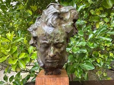 Buste bronze signé d'occasion  Bourg-Saint-Andéol