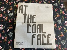 Coal face paper for sale  CHESTERFIELD