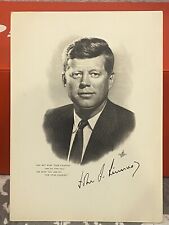 John kennedy lithograph for sale  Albuquerque