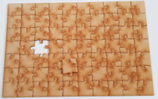 Quebra-cabeça de madeira lisa faça seu próprio corte a laser em branco 20cm x 30cm comprar usado  Enviando para Brazil