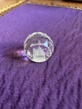 Clear faceted crystal for sale  PINNER