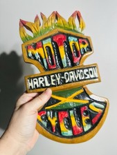 Handmade carved harley for sale  Panama City