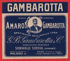 Etichetta epoca liquore usato  Bologna