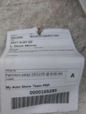 Espelho de porta esquerda branco usado OEM para Audi Q3 2017 SUV 106K milhas comprar usado  Enviando para Brazil
