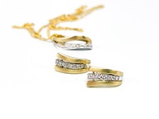 Bicolor diamanten set gebraucht kaufen  Germersheim
