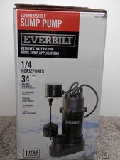 Everbilt submersible 4hp for sale  Reading