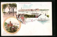 Lithographie kiel seegarten gebraucht kaufen  Berlin