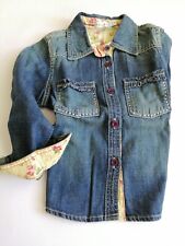 Camicia jeans bambina usato  Vertemate con Minoprio