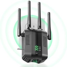 Amplificador de sinal WiFi banda dupla 1200Mbps extensor repetidor de alcance amplificador plugue Reino Unido comprar usado  Enviando para Brazil