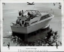 1972 Press Photo Trojan F-36 Tri-Cabin Boat - afa42016 comprar usado  Enviando para Brazil