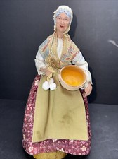 Usado, Roupas de tecido Danton's Florence argila campo francês mulher velha /com alho 10,5" comprar usado  Enviando para Brazil