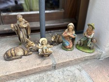Statuine presepe vintage usato  Cavezzo