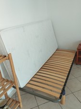 Sommier matelas 90x200 d'occasion  Vénissieux