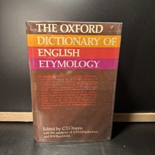 The Oxford Dictionary of English Etymology by C T Onions  HCDJ 1979 Very Good comprar usado  Enviando para Brazil